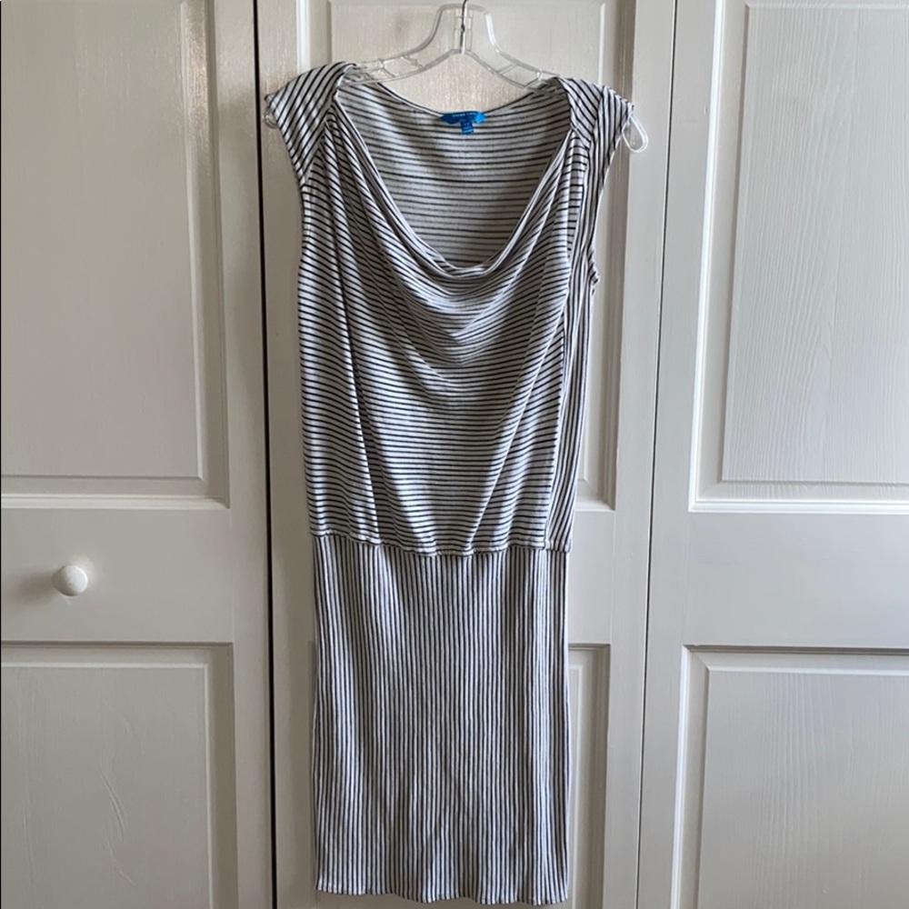Derek Lam-Design Nation Sleeveless Cowl Neck Dress